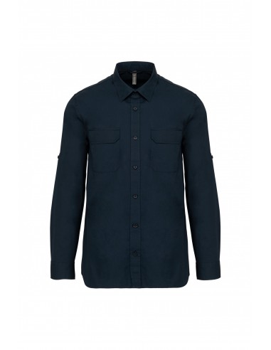 Chemise safari manches longues homme - K590-Accueil-Alchimistes