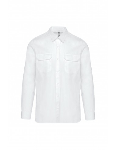 Chemise safari manches longues homme - K590-Accueil-Alchimistes