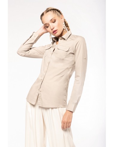 Chemise safari manches longues femme - K591-Accueil-Alchimistes