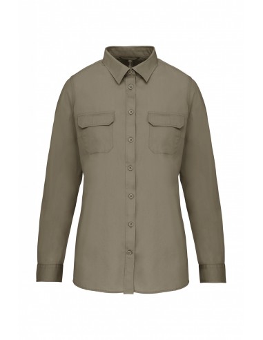 Chemise safari manches longues femme - K591-Accueil-Alchimistes