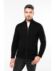 Cardigan doublé polaire - K959