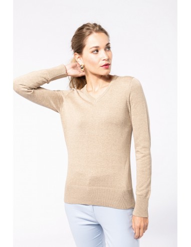 Pull col V femme - K966-Accueil-Alchimistes