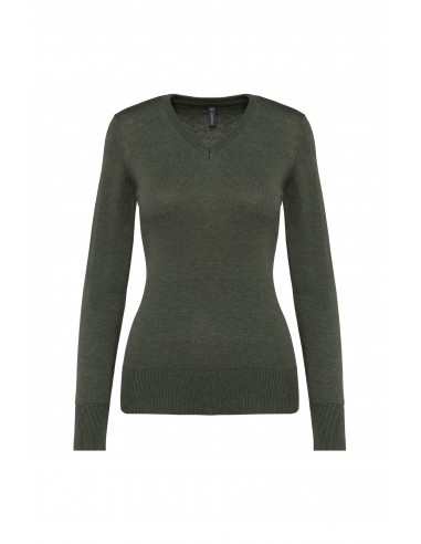 Pull col V femme - K966-Accueil-Alchimistes