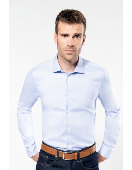 Chemise Oxford pinpoint manches longues homme - PK502-Accueil-Alchimistes