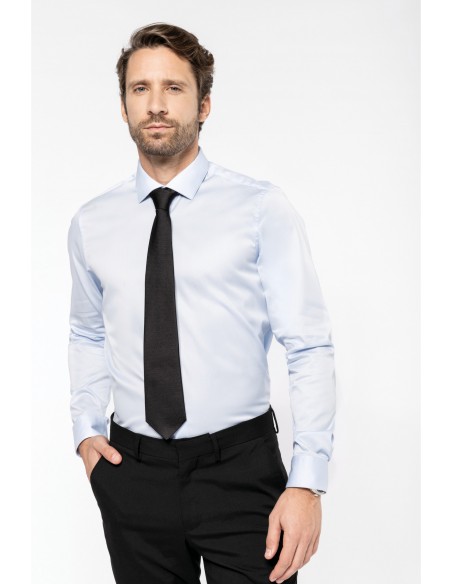 Chemise twill manches longues homme - PK506-Accueil-Alchimistes