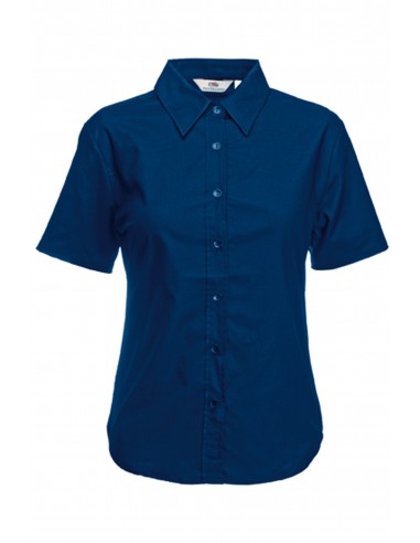 CHEMISE FEMME MANCHES COURTES OXFORD (65-000-0) - SC65000-Accueil-Alchimistes