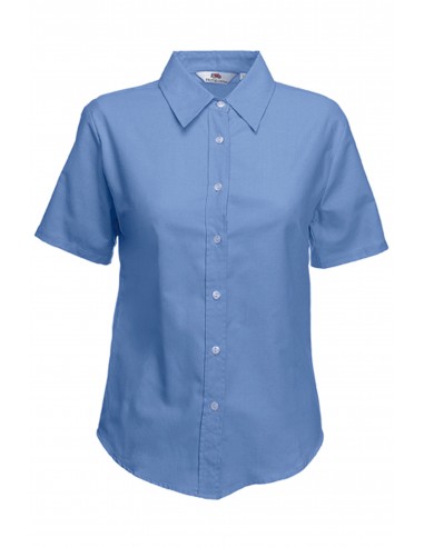 CHEMISE FEMME MANCHES COURTES OXFORD (65-000-0) - SC65000-Accueil-Alchimistes