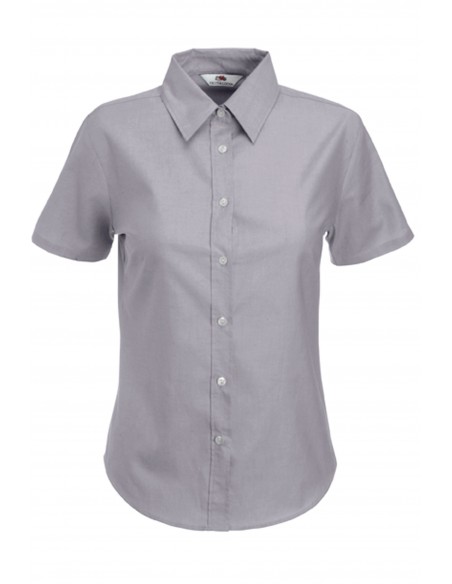 CHEMISE FEMME MANCHES COURTES OXFORD (65-000-0) - SC65000-Accueil-Alchimistes