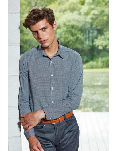 Chemise homme micro carreaux "Vichy" - PR220