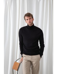 Pull col roulé - H727