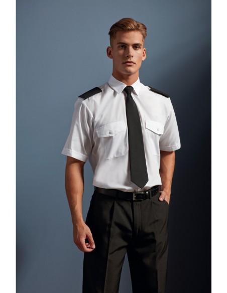 Chemise Homme manches courtes Pilote - PR212-Accueil-Alchimistes