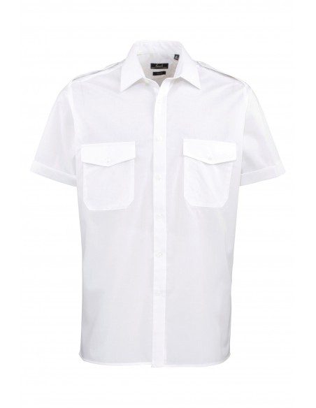 Chemise Homme manches courtes Pilote - PR212-Accueil-Alchimistes