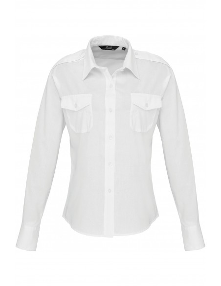 Chemise Femme manches longues Pilote - PR310-Accueil-Alchimistes