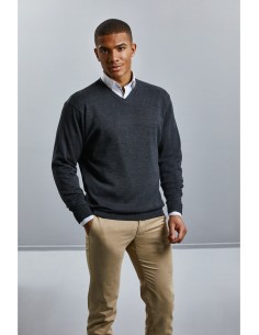 PULLOVER HOMME COL V - RU710M