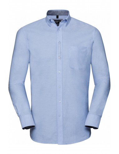 CHEMISE OXFORD LAVÉE MANCHES LONGUES - RU920M-Accueil-Alchimistes