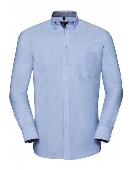 CHEMISE OXFORD LAVÉE MANCHES LONGUES - RU920M-Accueil-Alchimistes