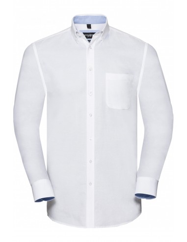 CHEMISE OXFORD LAVÉE MANCHES LONGUES - RU920M-Accueil-Alchimistes