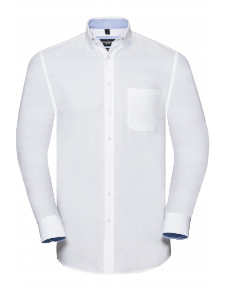 CHEMISE OXFORD LAVÉE MANCHES LONGUES - RU920M-Accueil-Alchimistes