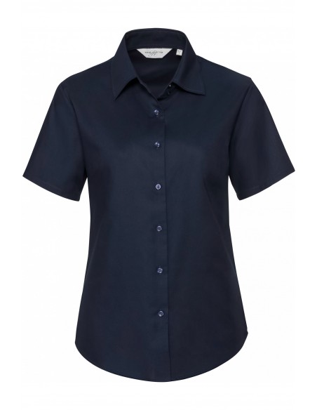 CHEMISE FEMME MANCHES COURTES OXFORD - RU933F-Accueil-Alchimistes