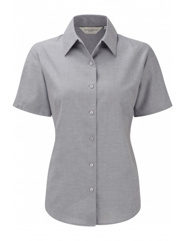 CHEMISE FEMME MANCHES COURTES OXFORD - RU933F-Accueil-Alchimistes