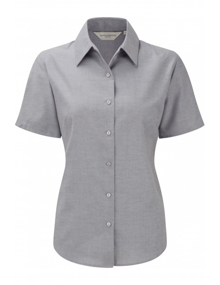 CHEMISE FEMME MANCHES COURTES OXFORD - RU933F-Accueil-Alchimistes