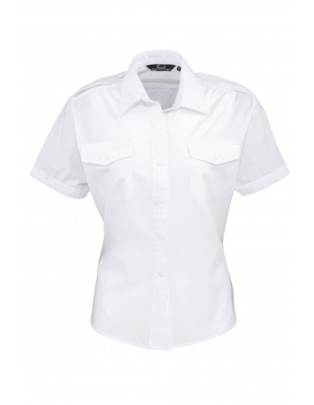 Chemise Femme manches courtes Pilote - PR312-Accueil-Alchimistes