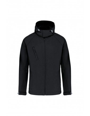 Veste softshell à capuche amovible homme - K413-Accueil-Alchimistes