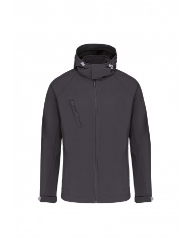 Veste softshell à capuche amovible homme - K413-Accueil-Alchimistes