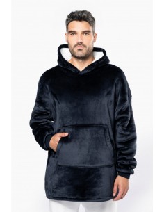 Plaid poncho unisexe - K410 2