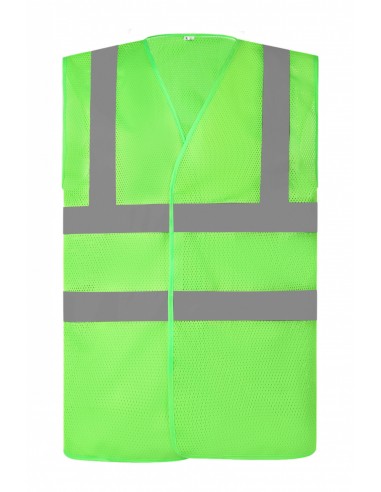 Gilet haute visibilité à maille ajourée recyclée - YHVW120-Accueil-Alchimistes