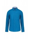 Chemise popeline lavée manches longues - K517