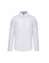 Chemise popeline lavée manches longues - K517