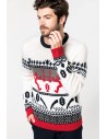 Pullover de Noël motif rugby - K991