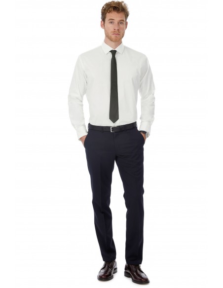 Chemise stretch homme manches longues Black Tie - CGSMP21-Accueil-Alchimistes