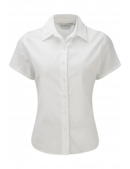 CHEMISE FEMME MANCHES COURTES TWILL - RU917F-Accueil-Alchimistes