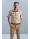 CHEMISE HOMME MANCHES LONGUES TWILL ROLL - RU918M
