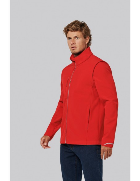 Veste softshell sport manches amovibles unisexe - PA323-Accueil-Alchimistes