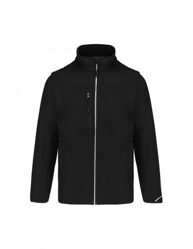 Veste softshell sport manches amovibles unisexe - PA323-Accueil-Alchimistes