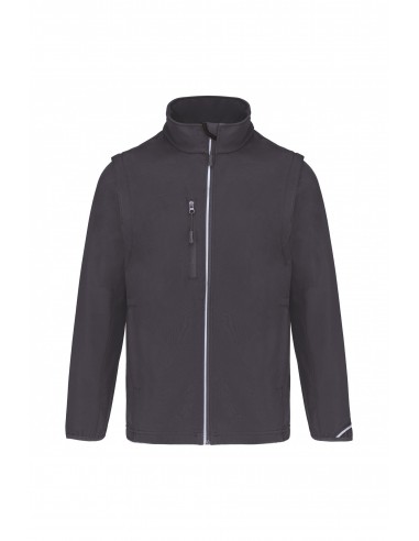 Veste softshell sport manches amovibles unisexe - PA323-Accueil-Alchimistes