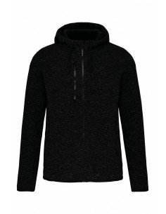 Veste à capuche chinée... 2