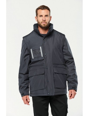 Parka workwear manches amovibles homme - WK6106-Accueil-Alchimistes