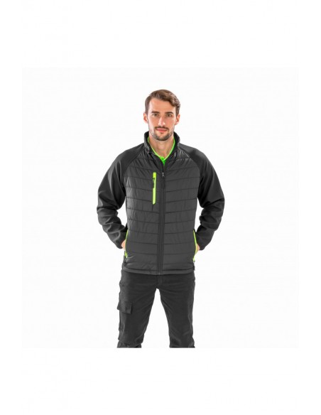 Veste softshell rembourrée black compass recyclée - R237X-Accueil-Alchimistes