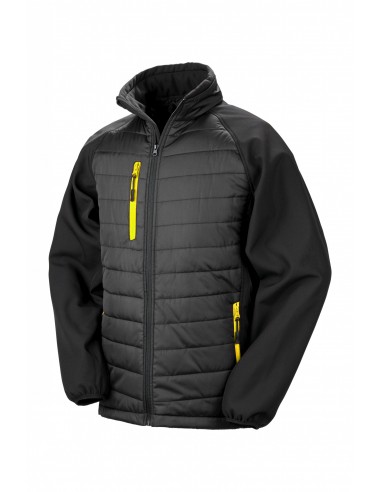 Veste softshell rembourrée black compass recyclée - R237X-Accueil-Alchimistes