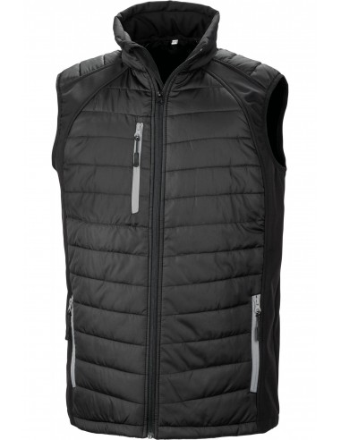 Gilet softshell rembourré black compass recyclé - R238X-Accueil-Alchimistes