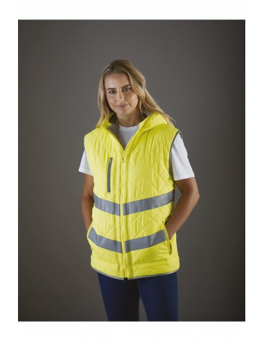 Bodywarmer haute visibilité "Kensington" - YHV007-Accueil-Alchimistes