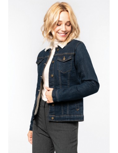 Veste denim doublée sherpa femme - K6139-Accueil-Alchimistes