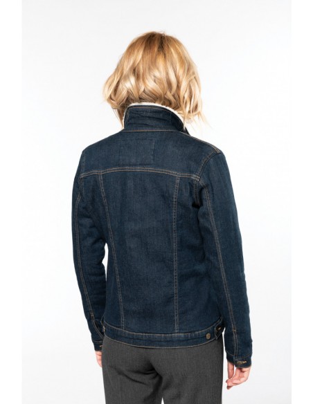 Veste denim doublée sherpa femme - K6139-Accueil-Alchimistes