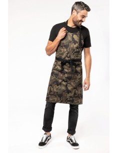 Tablier coton avec poche -...