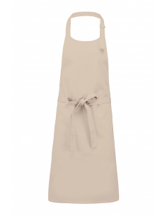 Tablier coton sans poche -...