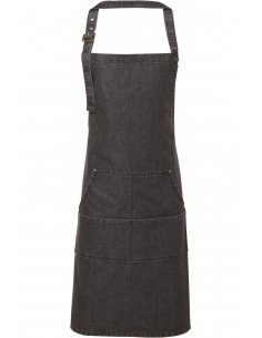 Tablier à bavette "Denim" -...
